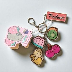 Pusheen Fruits Keychain Set Exclusive  Charms!